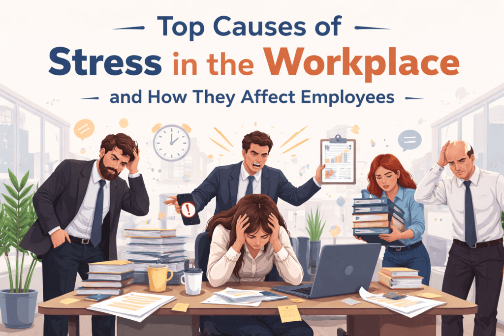 20 Causes of Stress in the Workplace - How They Affect You 1 Causes of Stress in the Workplace
